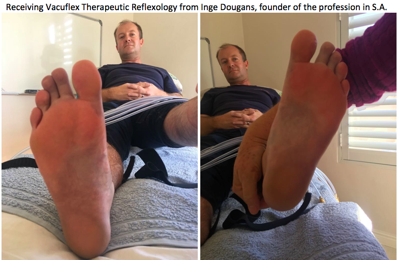 Receiving reflexology pic