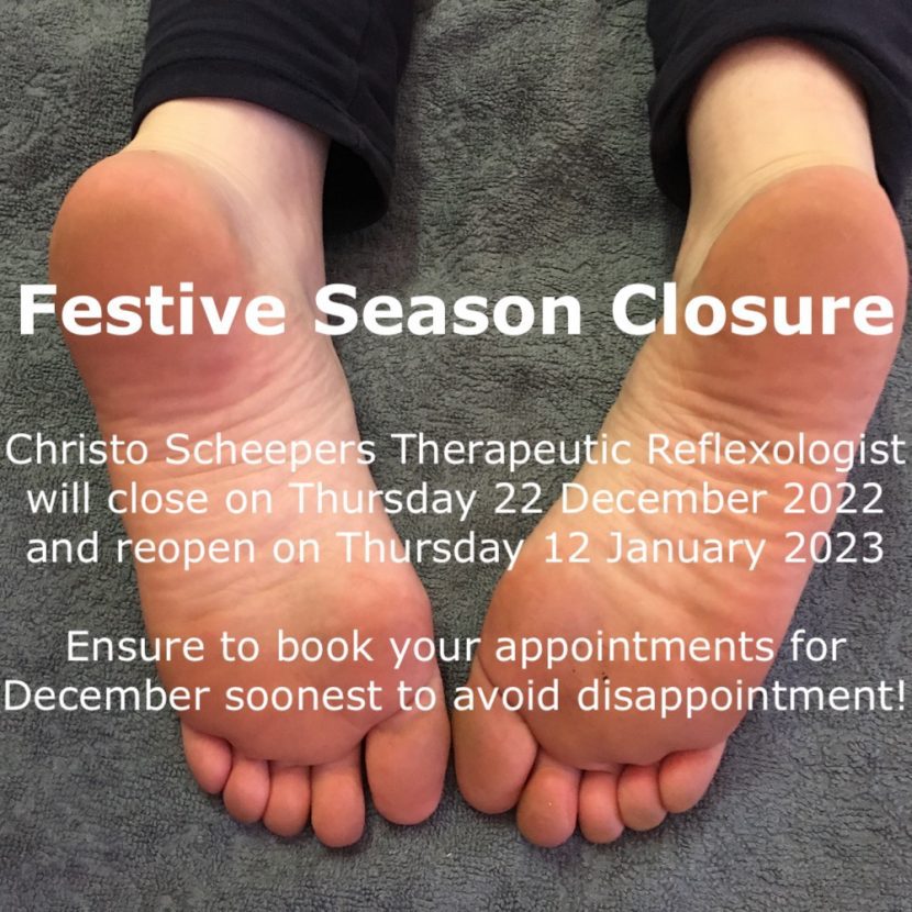 festive season closure